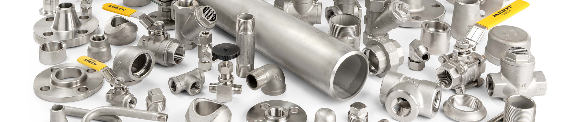 Merit Brass stainless steel pipe, fittings, flanges, and valves for data center cooling infrastructure